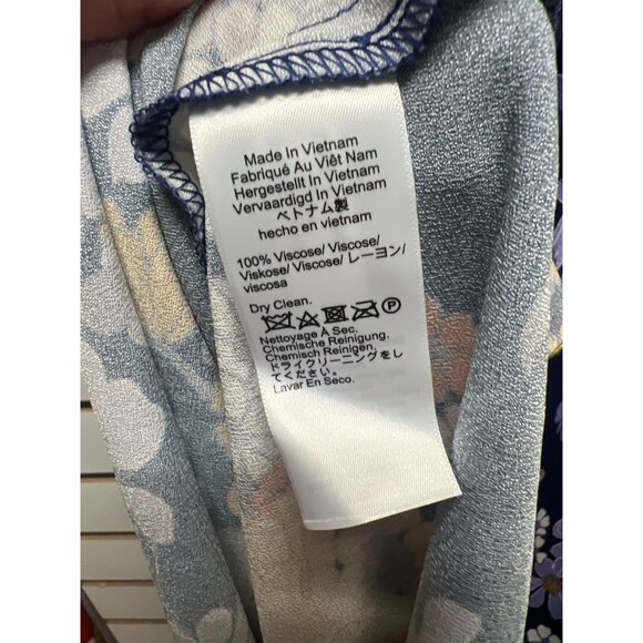 J. Crew NWT Short Sleeve Dusk Floral Prink Luster Crepe Slip Dress - Picture 10 of 10